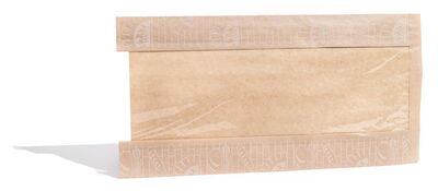 Artisan Bread Bag w/Center Window - 6x3.5x13.5"