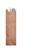 100% Recycled Natural Kraft Silverware Bags
